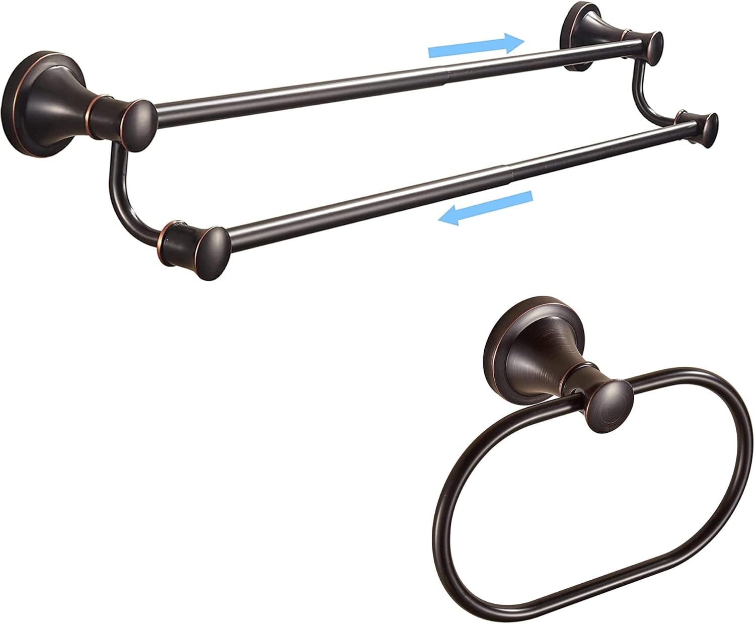 WOLIBEER Bronze Towel Holder 180 Rotatable
