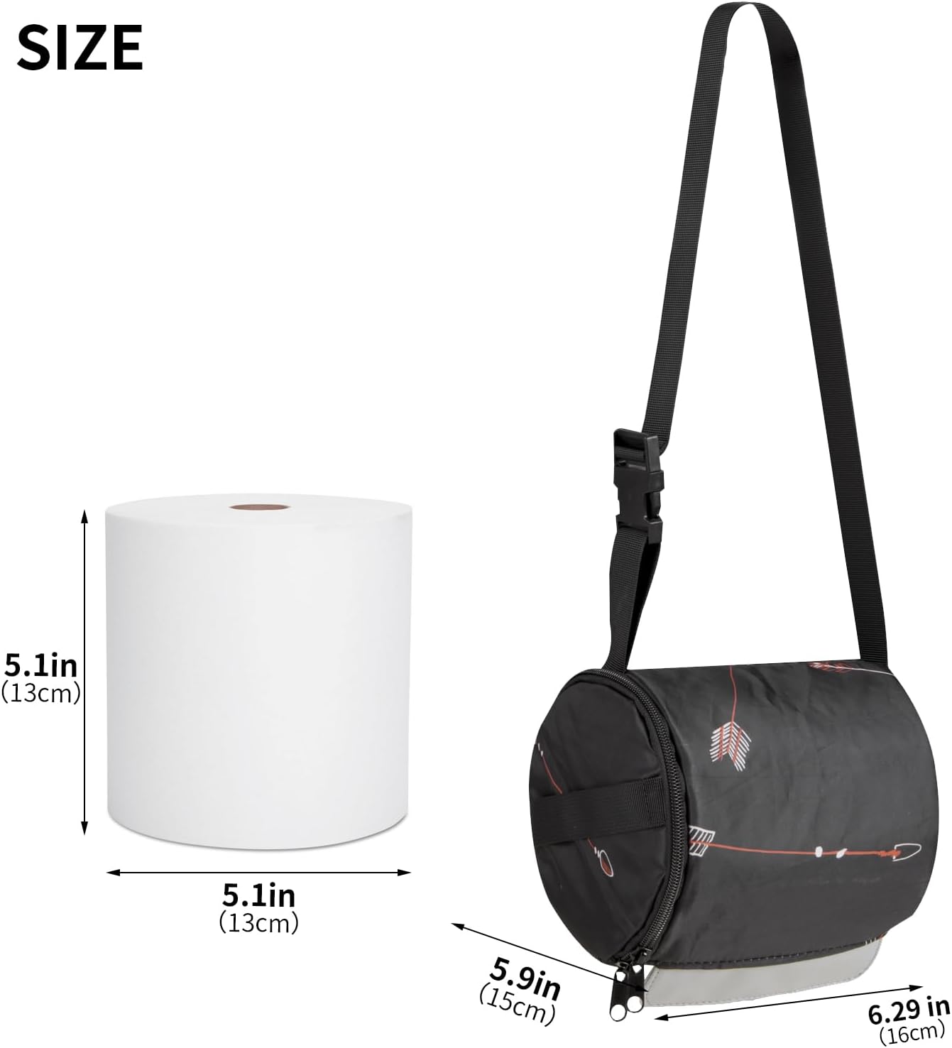 YUJHON Hanging Toilet Paper Holder with Waterproof Design