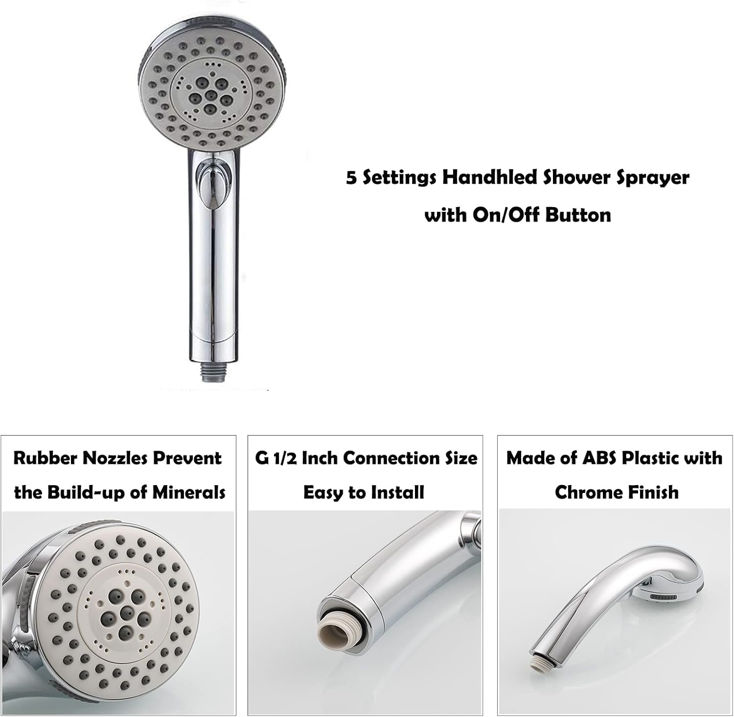 Durable Handheld Shower Head