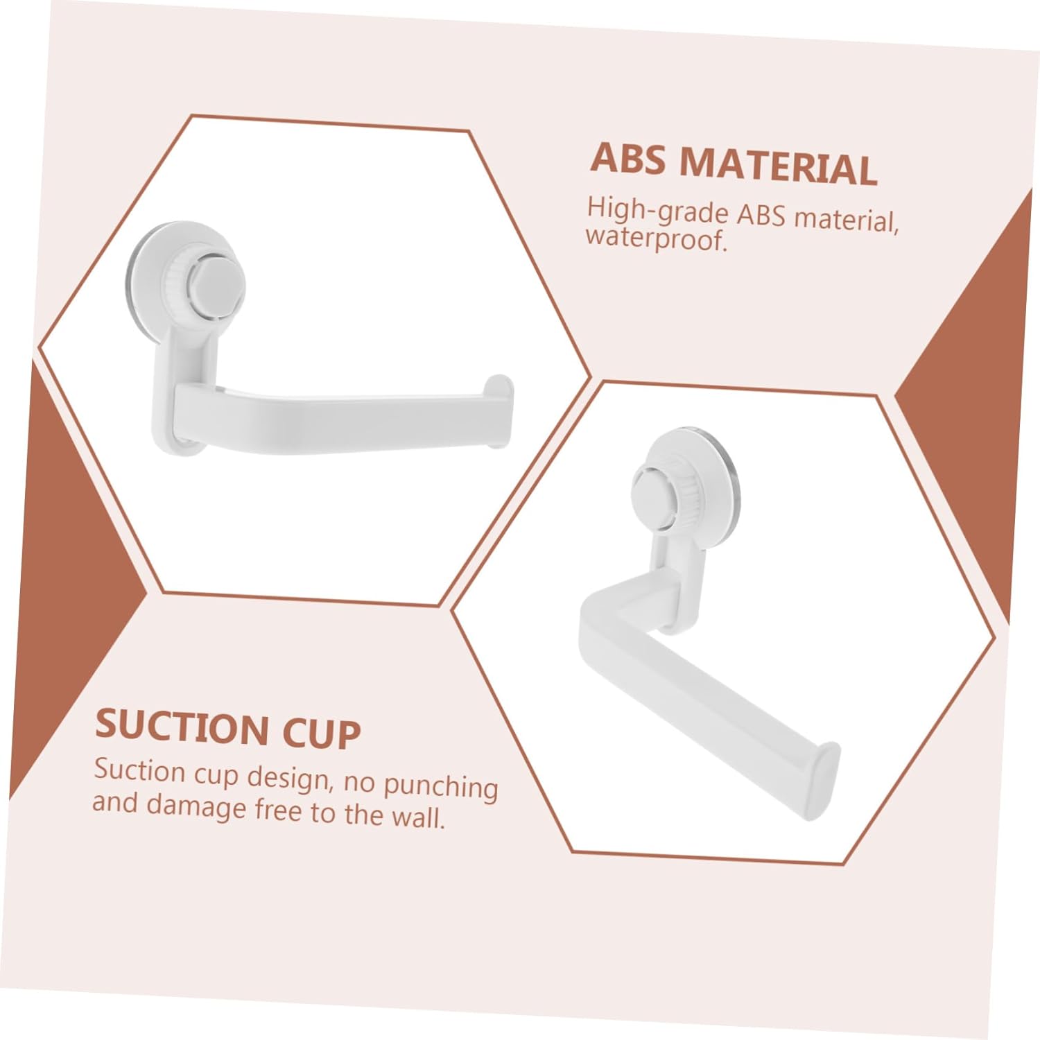 Gadpiparty Suction Toilet Paper Holder Wall Mount