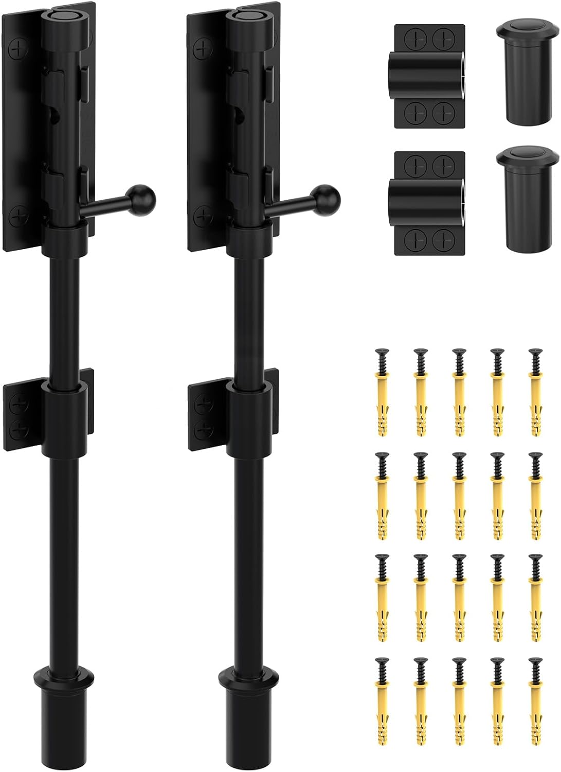 Sturdy 12 Barrel Bolt Latch for Outdoor Gates
