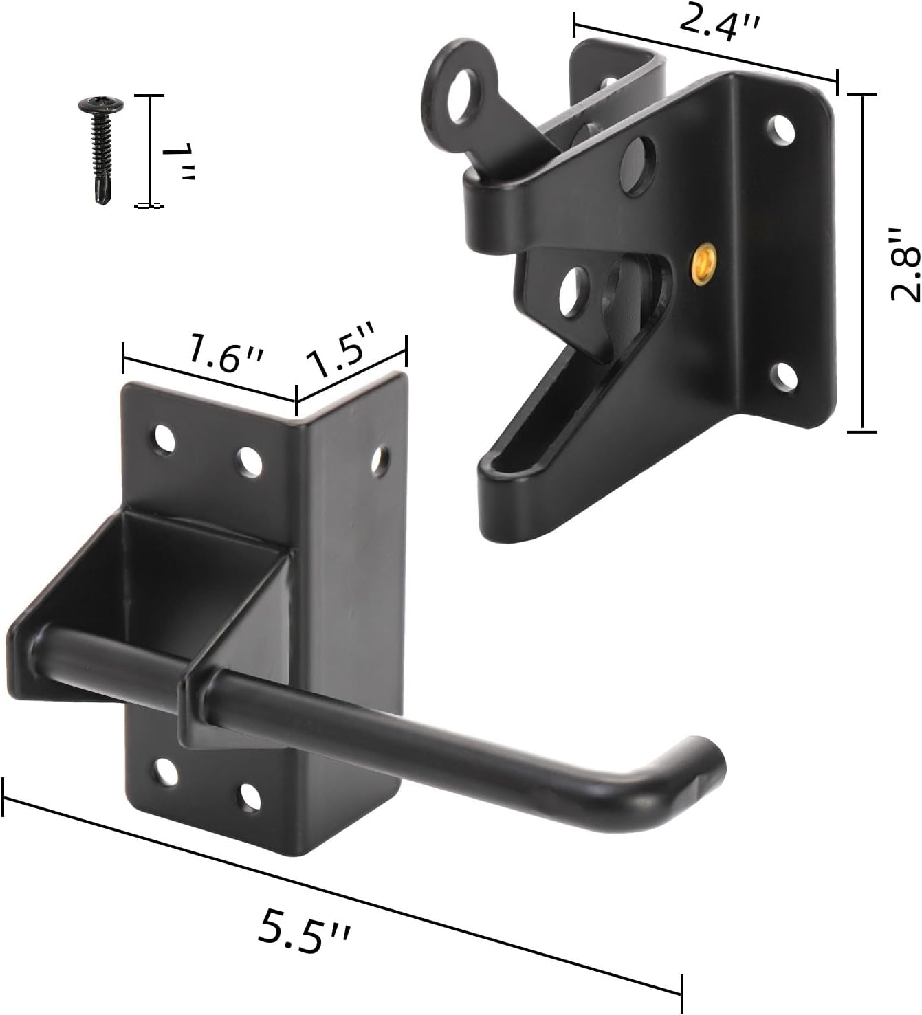 Secure-Fit Combination Latch for Your Home or Garden