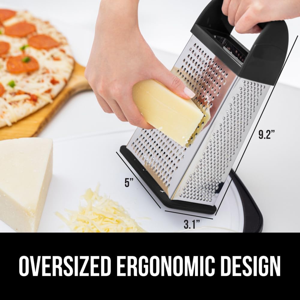 Gorilla Grip XL 4-Sided Cheese Grater with Container