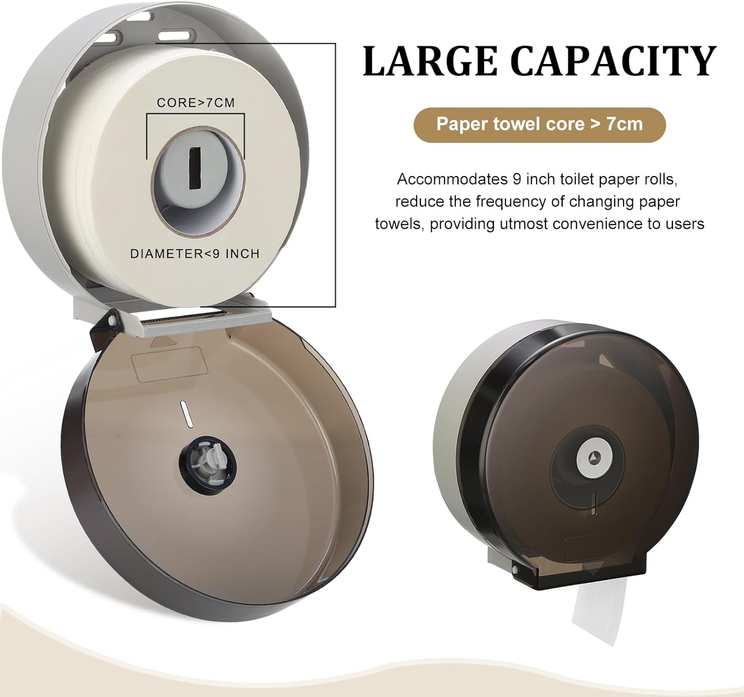 Layhit 6-Pack Wall-Mounted Toilet Paper Dispenser