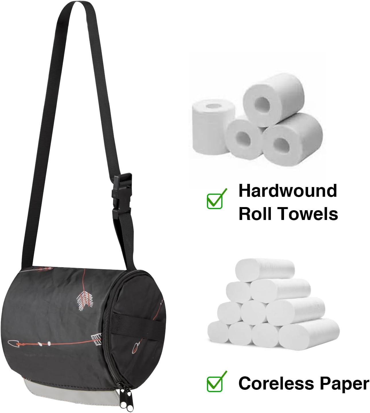 YUJHON Hanging Toilet Paper Holder with Waterproof Design