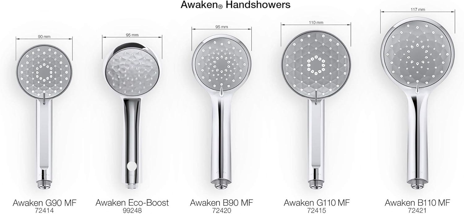 Handshower with Eco-Boost Efficiency