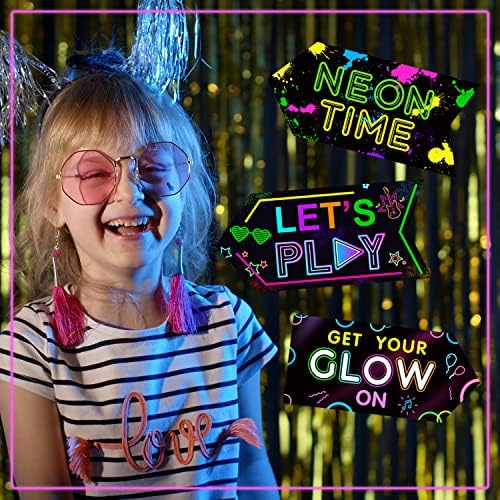Gueevin Glow-in-the-Dark Party Decorations 20 Pcs