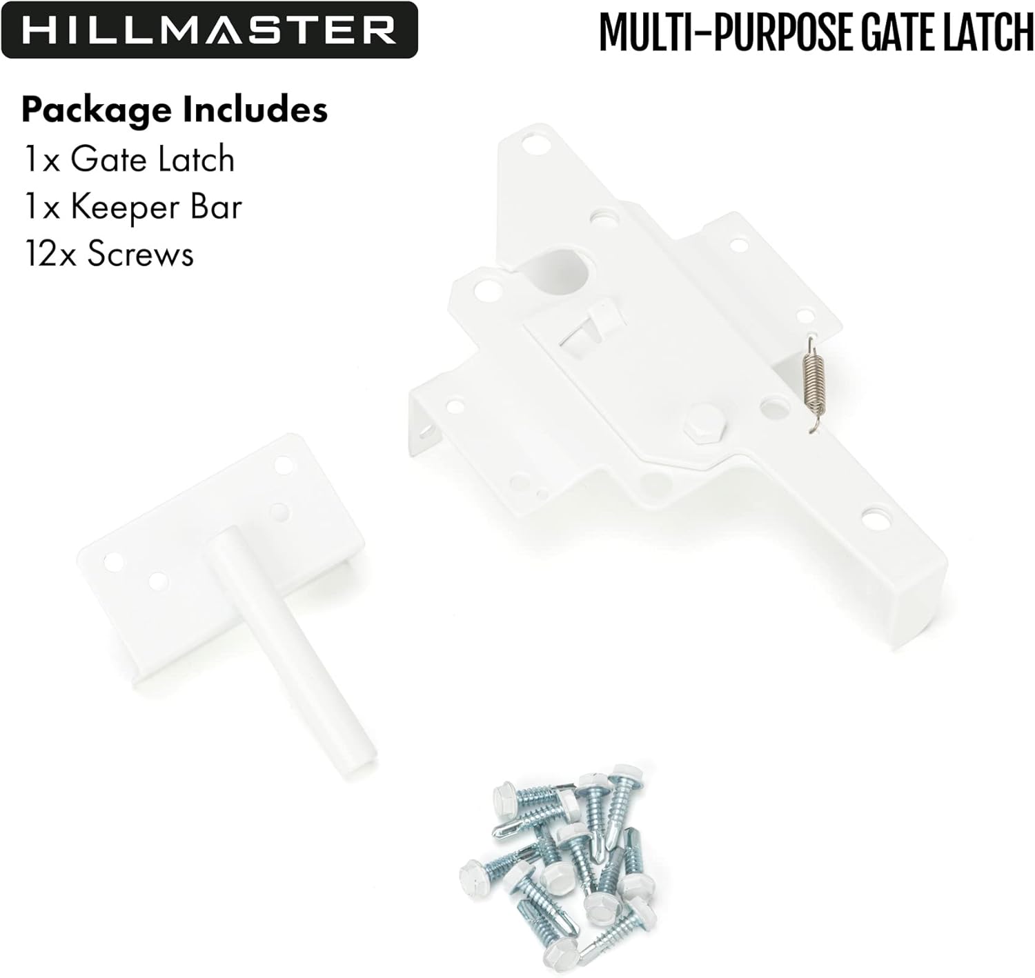 HILLMASTER Heavy Duty Self-Locking Gate Latch
