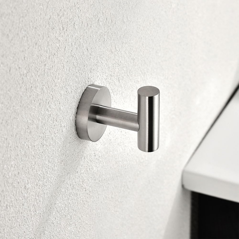 Anqtovp 5-Piece Bathroom Hardware Set Wall Mounted