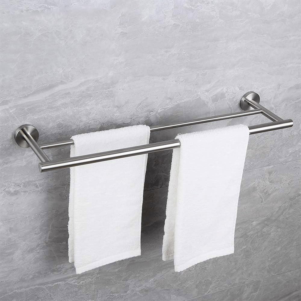 Anqtovp 5-Piece Bathroom Hardware Set Wall Mounted