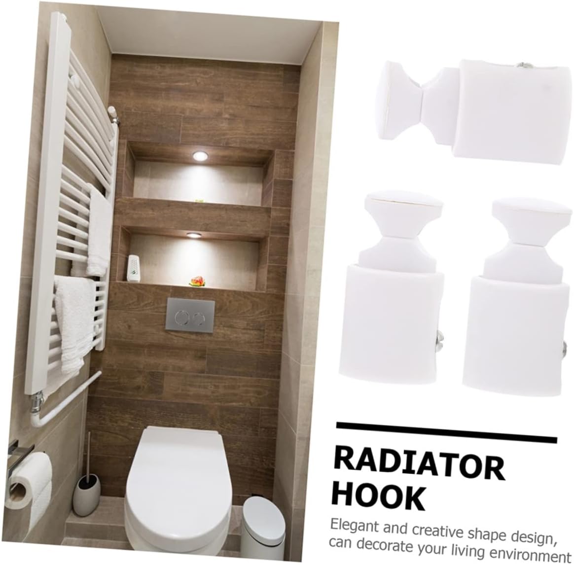 ABOOFAN 3pcs Radiator Hook Holder Bathroom Towel Racks