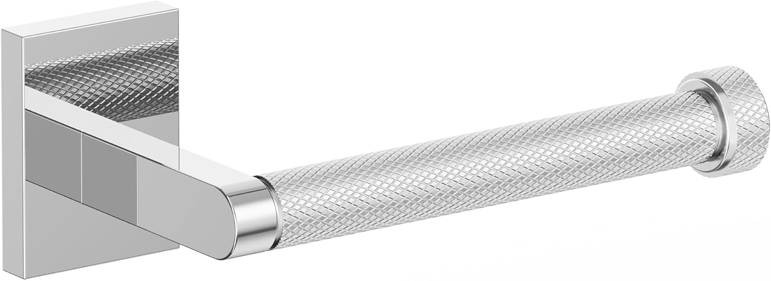 ROOMTEC Toilet Paper Holder Brushed Nickel Wall Mount