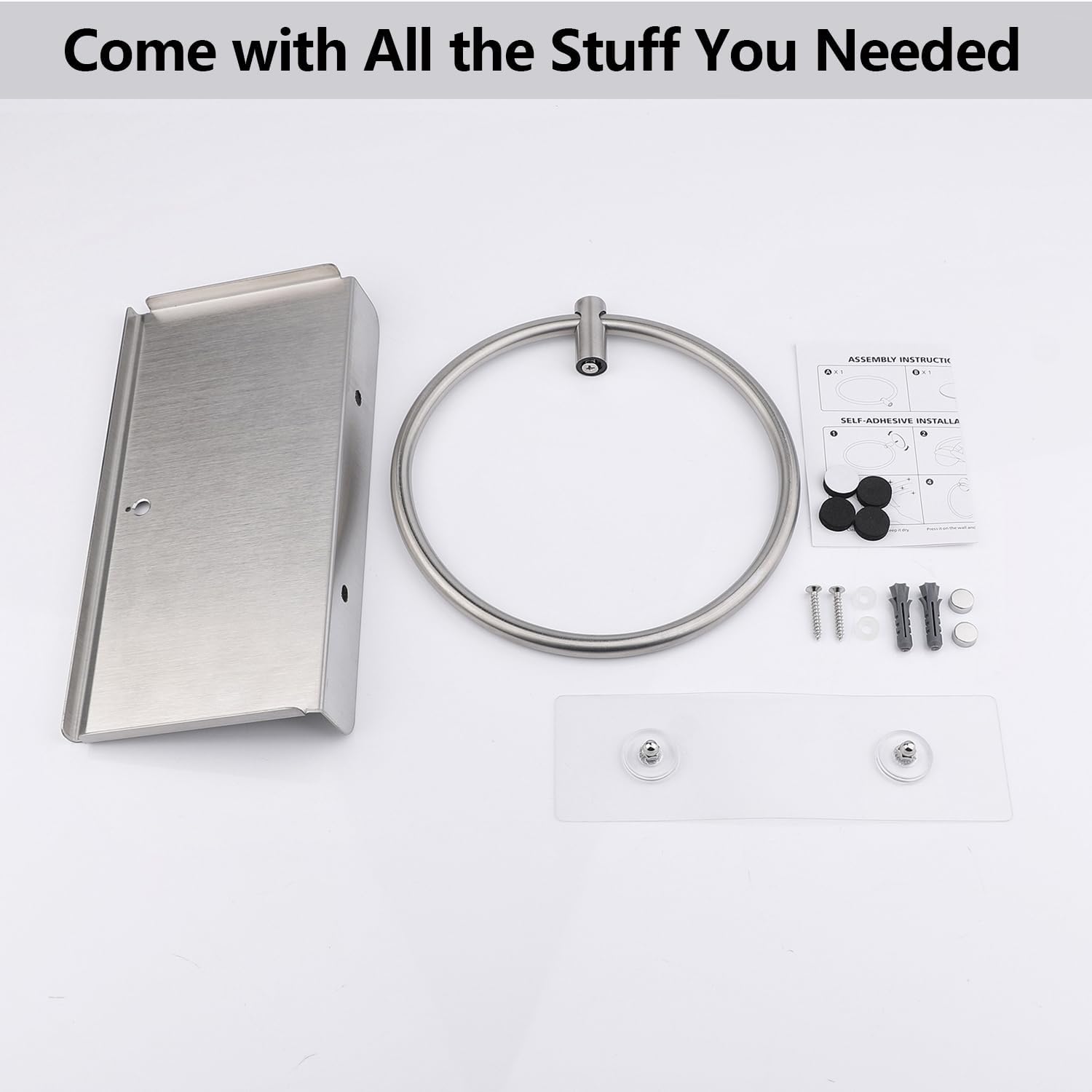 FKmindyq Bath Towel Ring with Shelf
