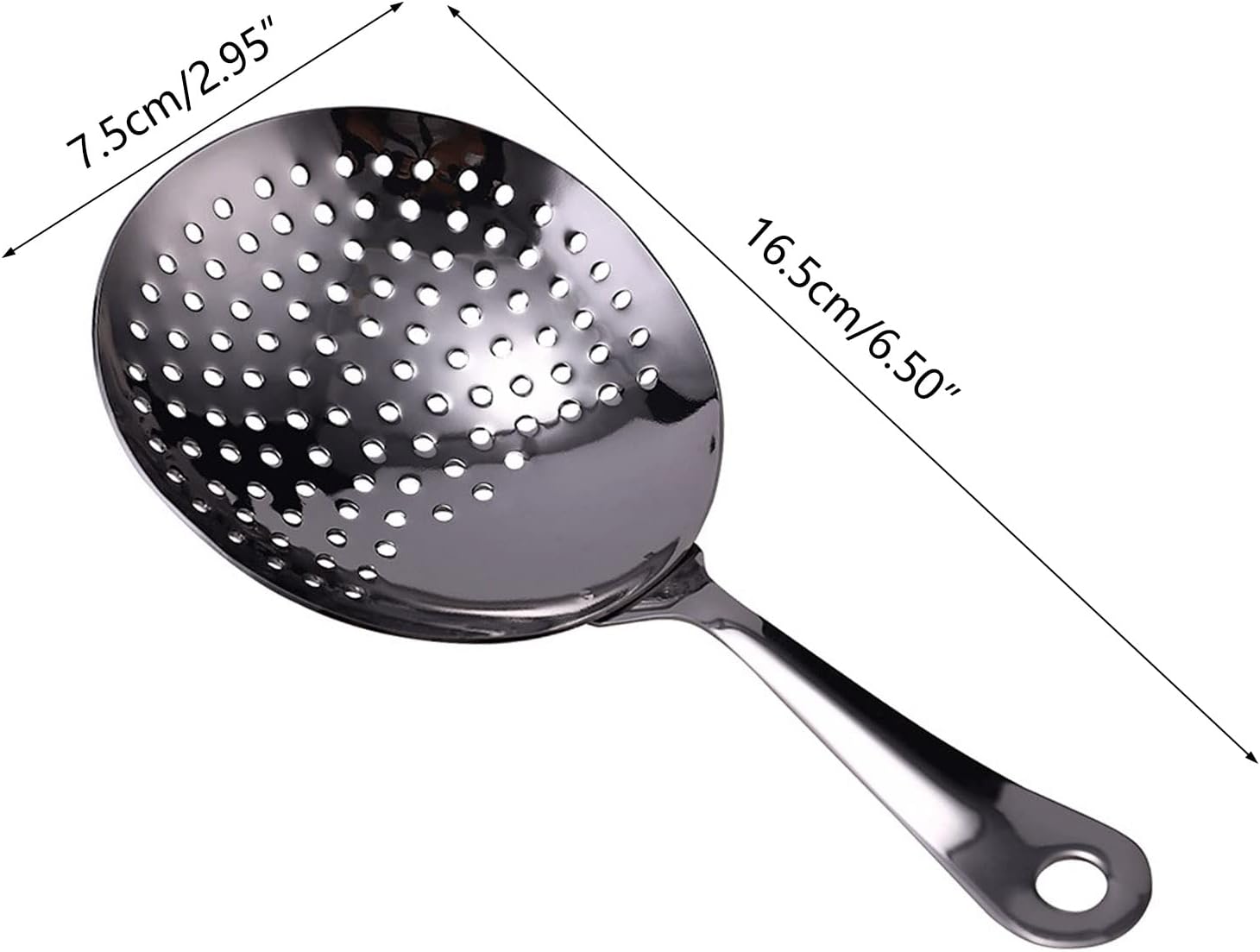 Stainless Steel Cocktail Strainer with Round Handle