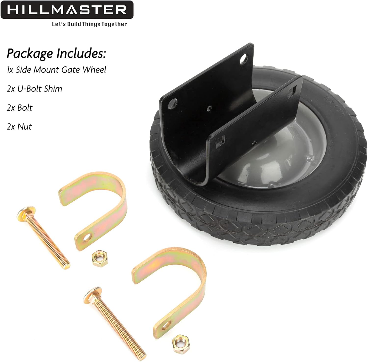 Durable Gate Helper for Swing Chain Link Fences
