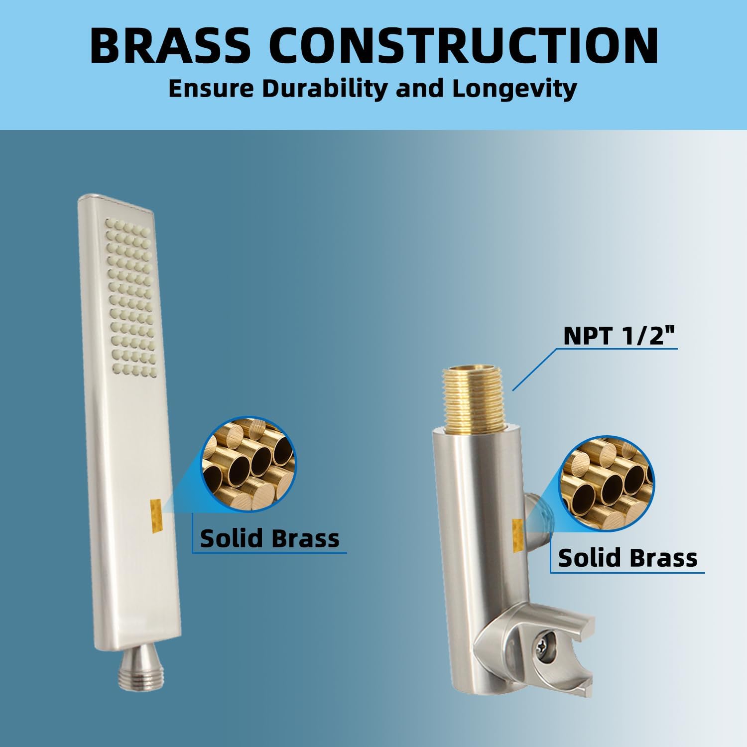 Versatile Handheld Shower Head