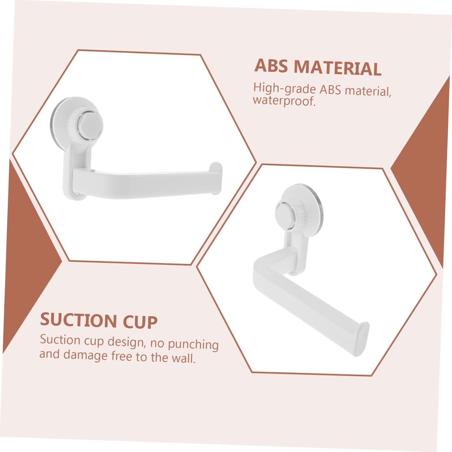 Lurrose Suction Toilet Paper Holder for Bathroom Kitchen and Living Room