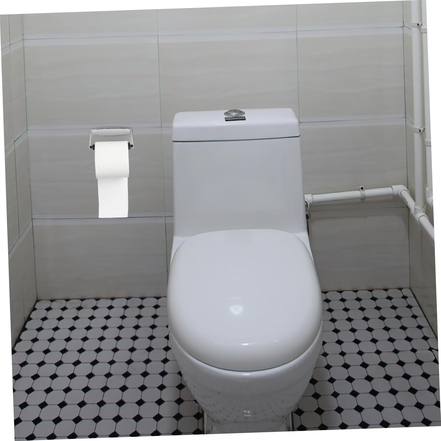 Jojofuny Wall Mounted Toilet Paper Holder with Phone Storage
