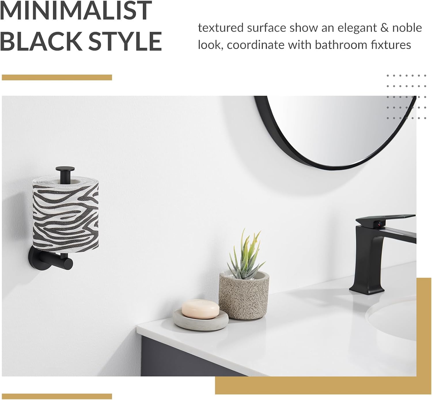 Aomasi Vertical Tray Toiletpaper Holder