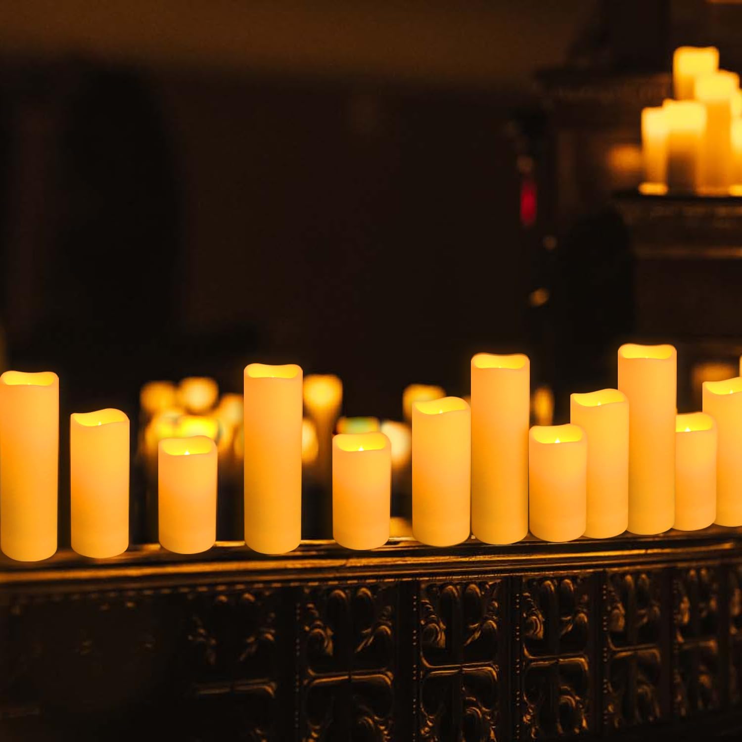 24-Pack LED Flameless Candles with Remote Control