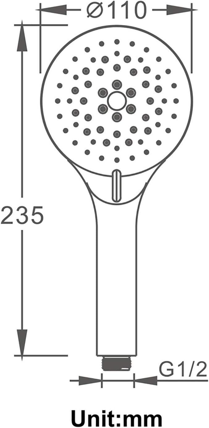 Handheld Shower Head 2 Spray Settings