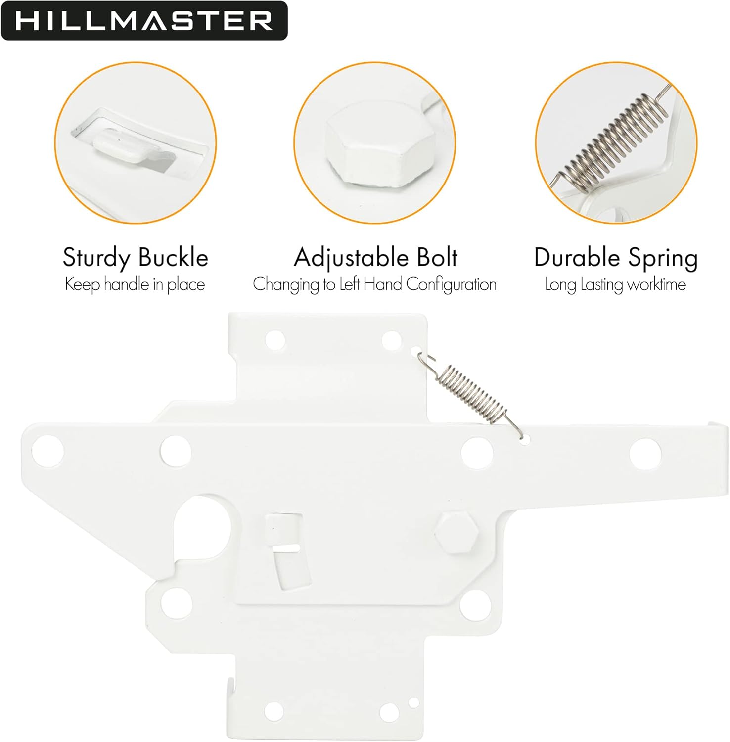 HILLMASTER Heavy Duty Self-Locking Gate Latch