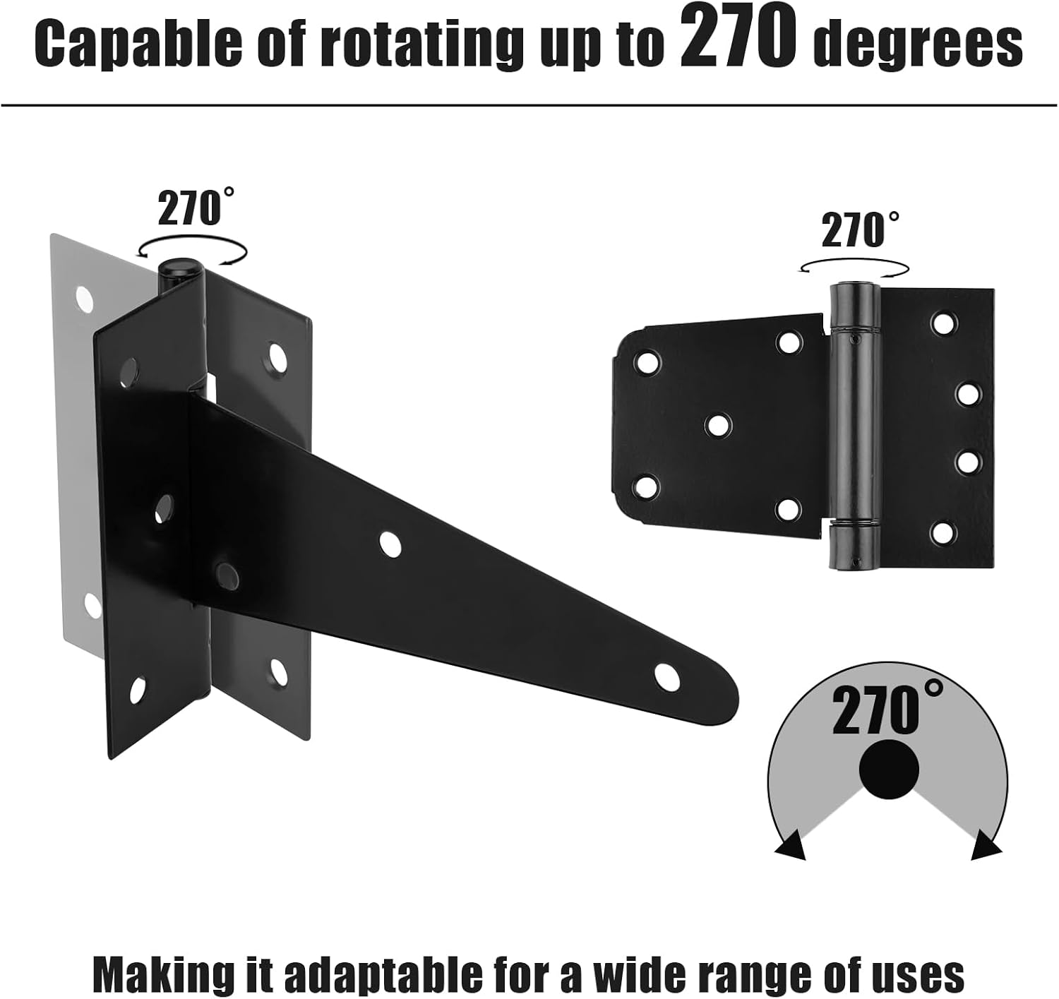 KAXIWEI Heavy Duty Gate Latch Set - Secure Style Your Fence