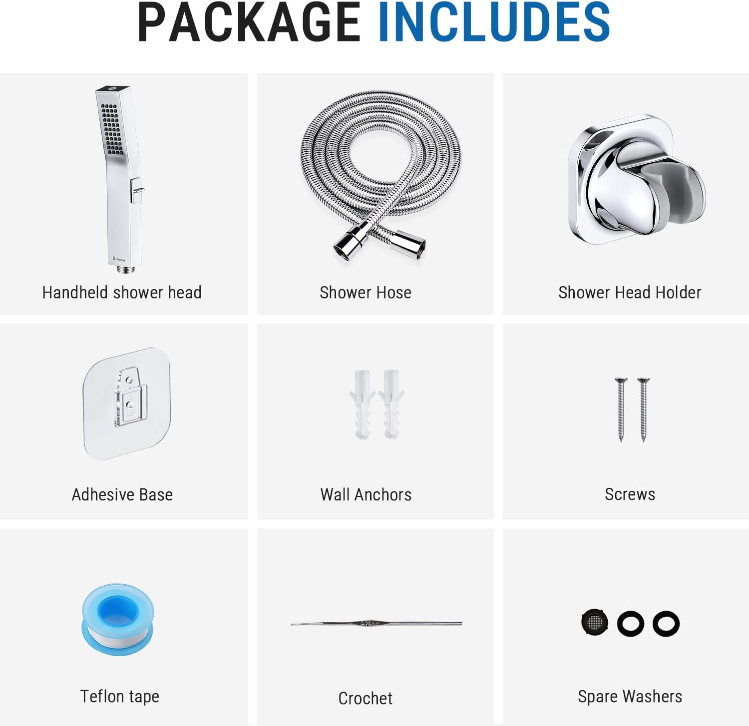G-Promise All-in-One Handheld Shower System