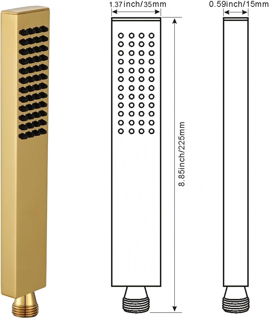 Asyas Premium Handheld Shower Wand