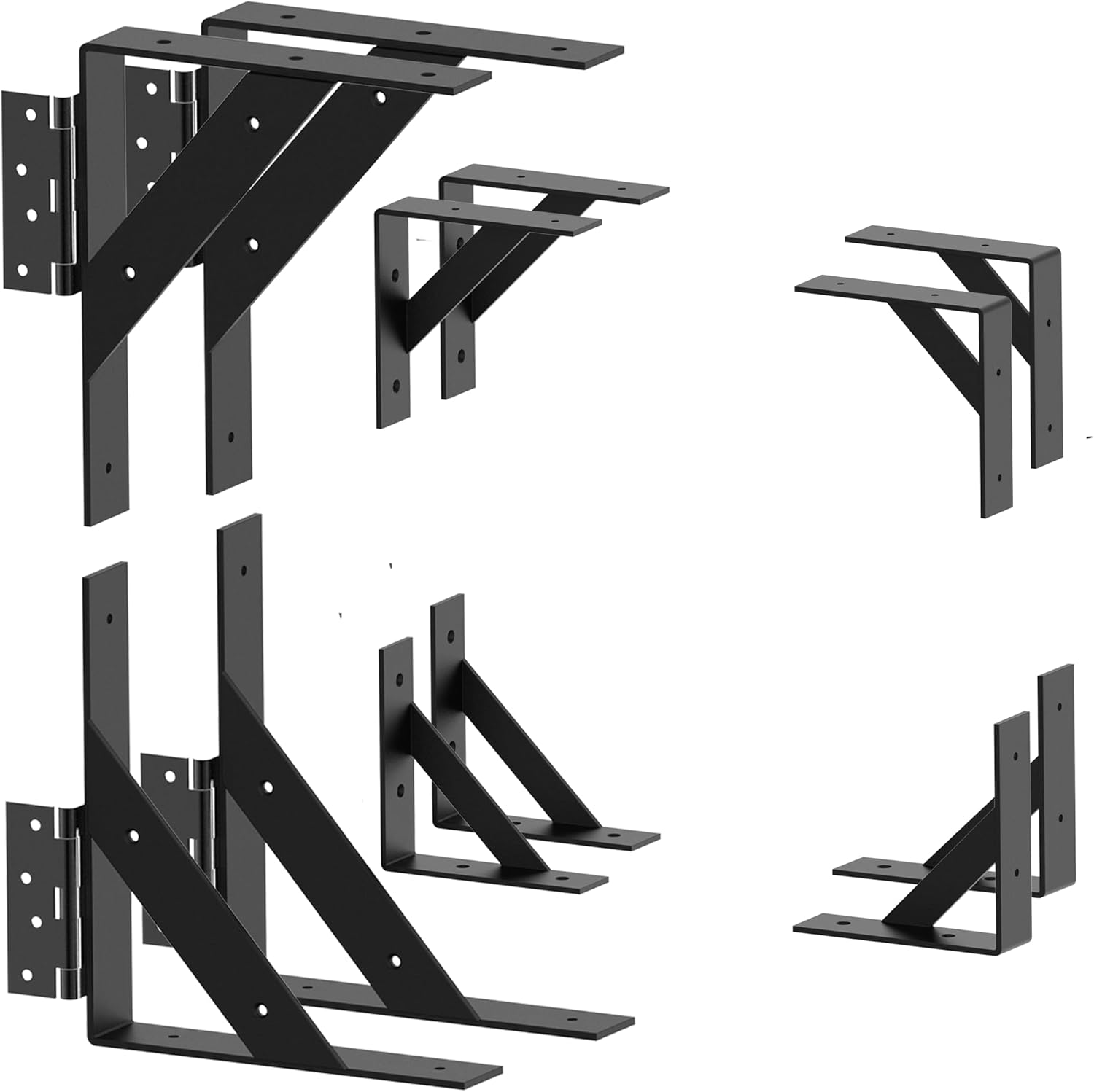 Sdstone Heavy Duty Anti Sag Gate Bracket Kit 2 Sets