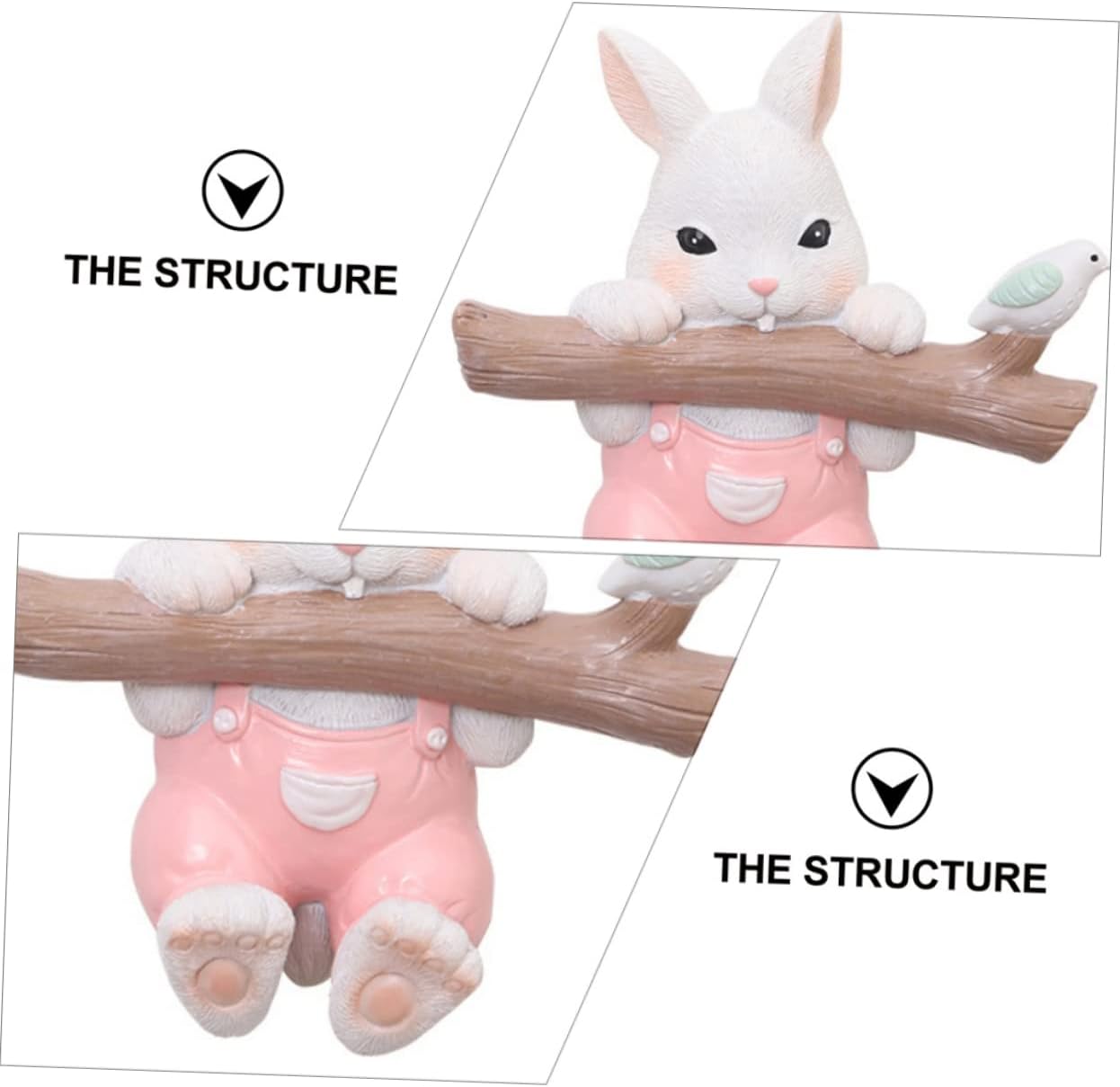 LABRIMP Cartoon Rabbit Wall Hook for Home