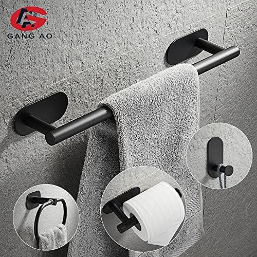 Sturdy Bathroom Organizer Set - TYZKShower Shelves More Black
