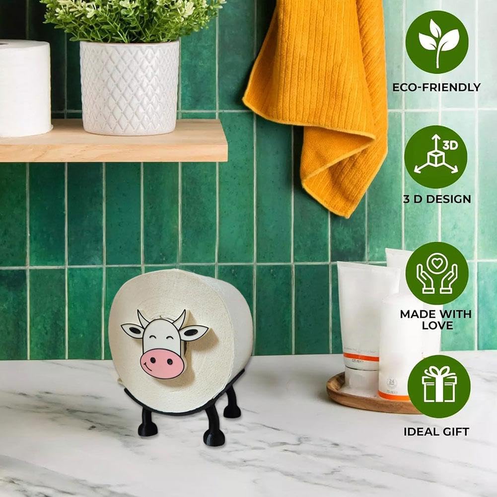 Funny Cow Toilet Paper Holder Add Some Fun to Your Bathroom