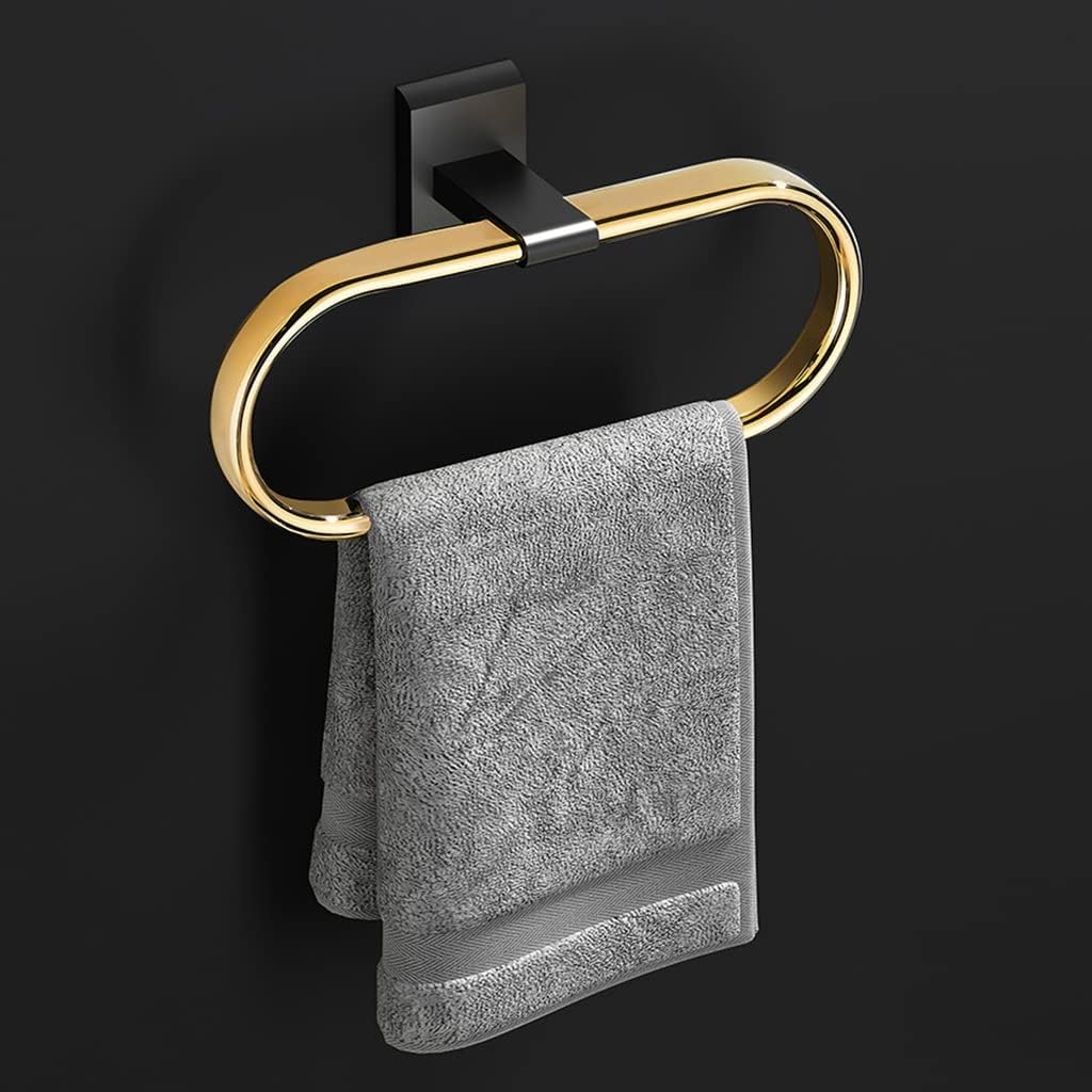 BAHELS Gold Towel Ring Wall Mounted Bath Towel Hanger