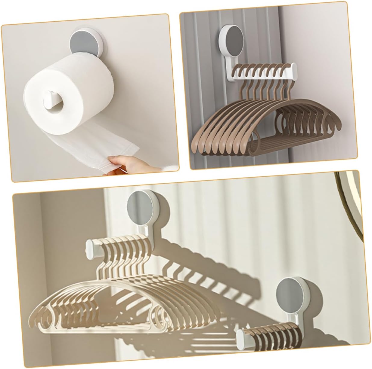 Space-Saving Wall-Mount Toilet Paper Dispenser UKCOCO