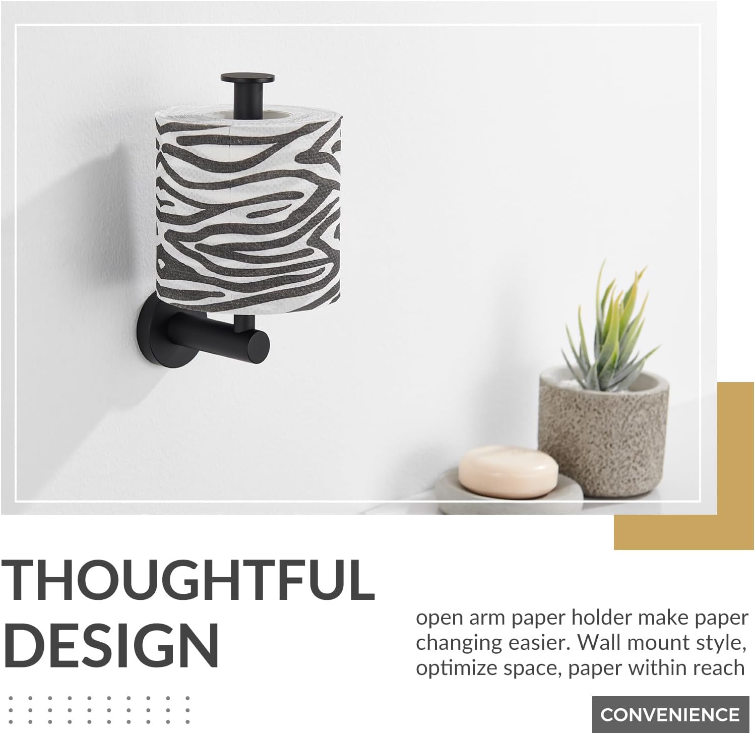 Aomasi Vertical Tray Toiletpaper Holder