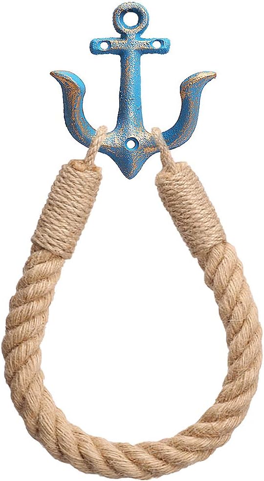 Soarlor Nautical Toilet Paper Holder Blue 1