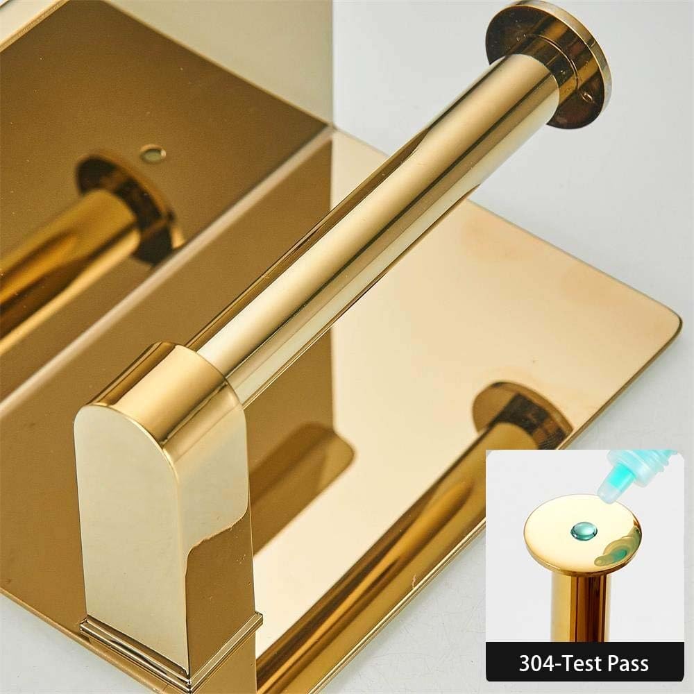 Stainless Steel Toilet Paper Holder with Phone Shelf 1
