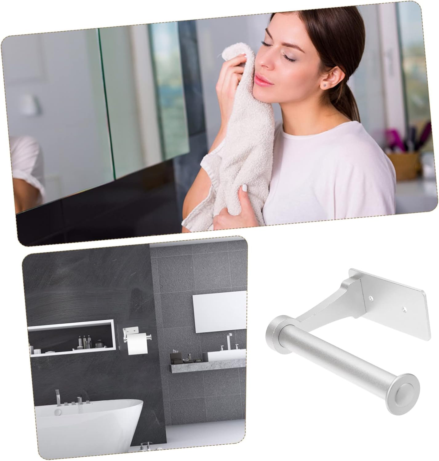 Outanaya Wall Mounted Toilet Paper Holder