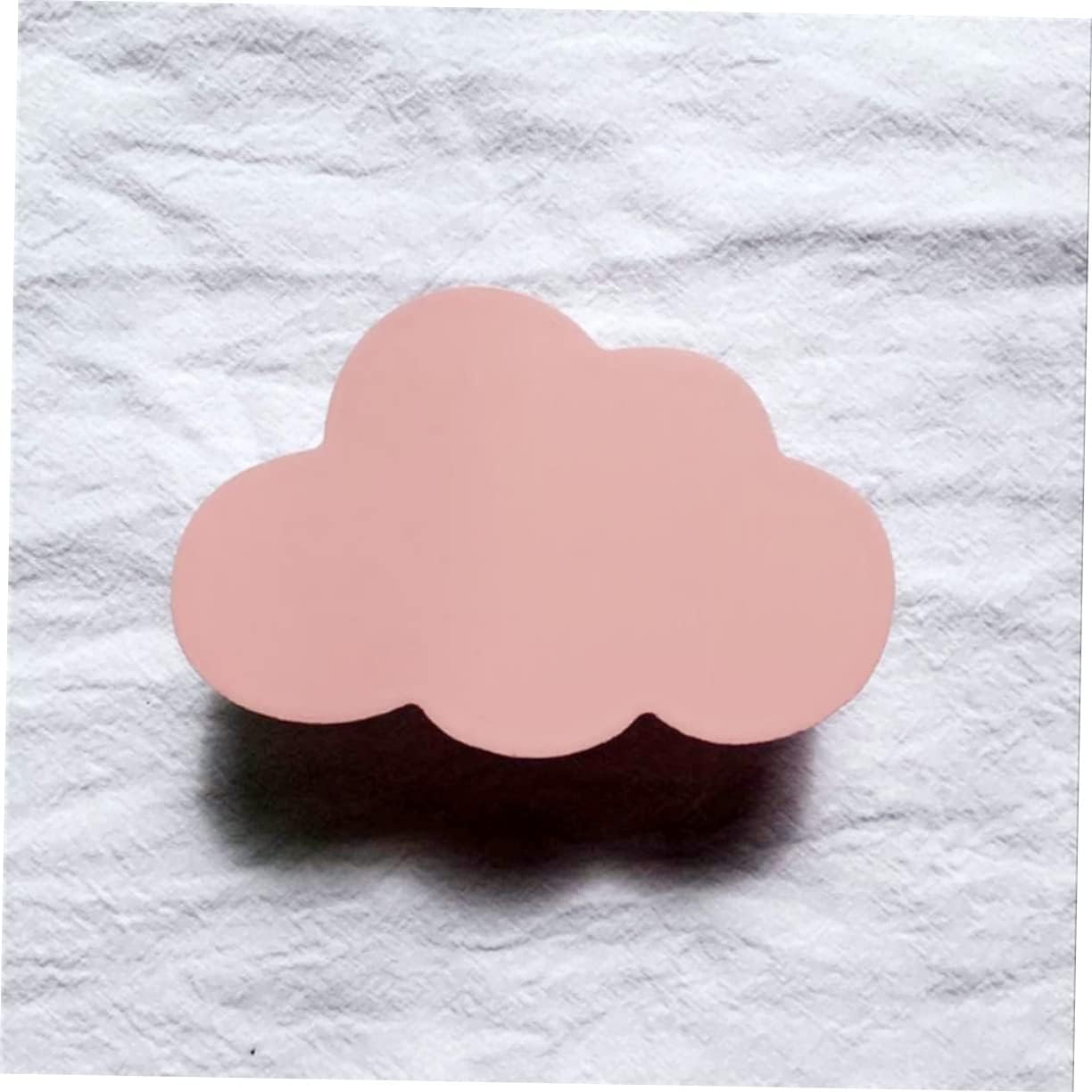 Alipis Pink Cloud Wooden Wall Hook Decor