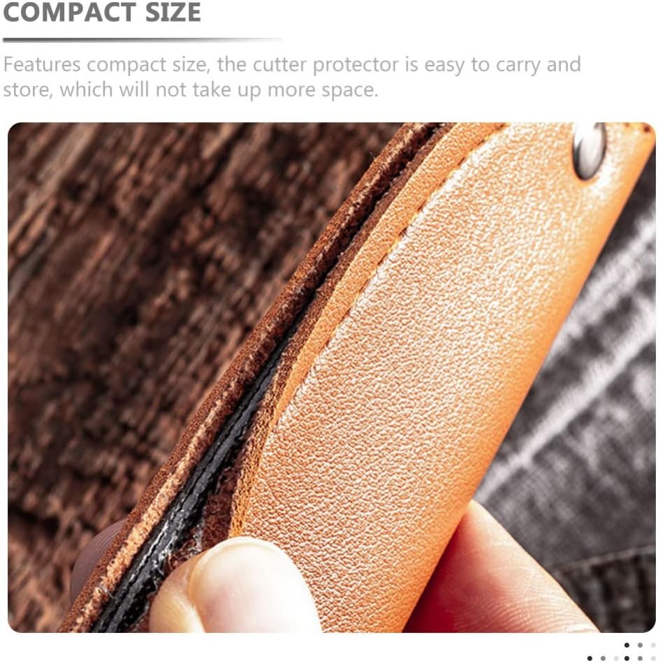 TOPBATHY 2pcs Leather Fish Filleting Knife Guards with Belt Loop