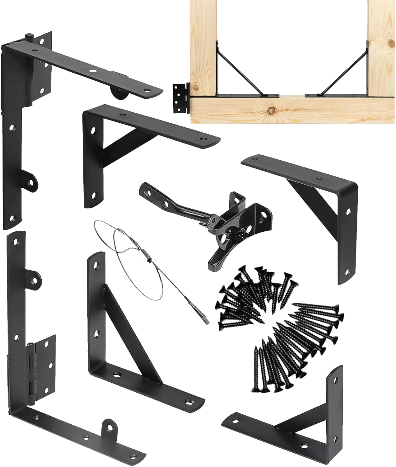 10-Point Fence Gate Kit by YGPHO