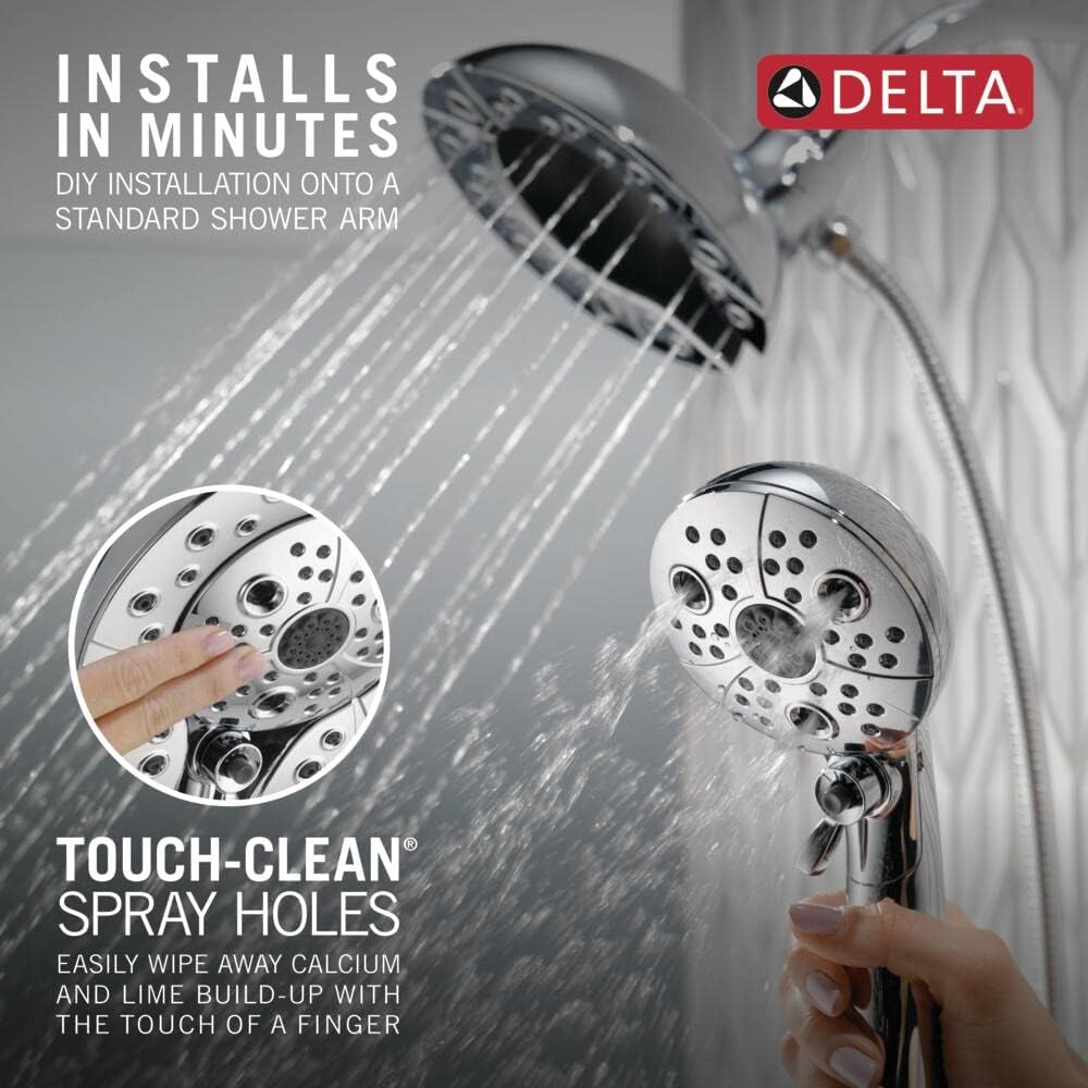 Delta 58480-25-PK Two-in-One Handheld Shower Head