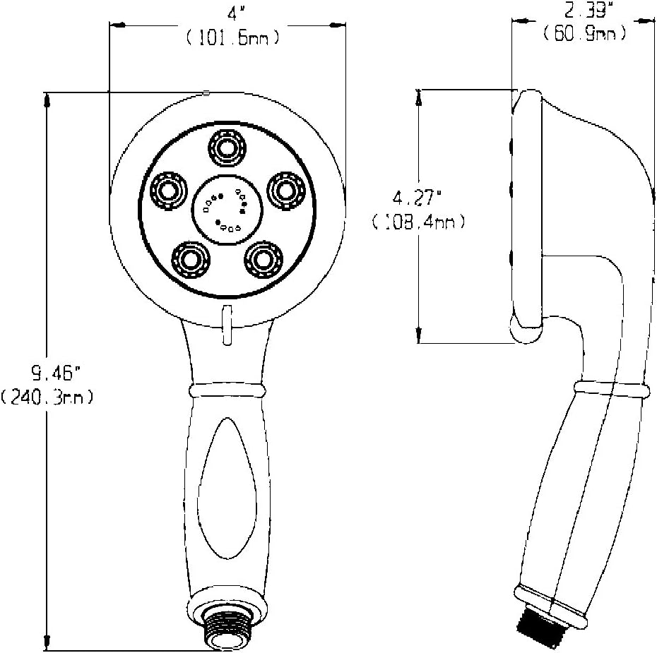 Effortless High-Pressure Chelsea Shower Head