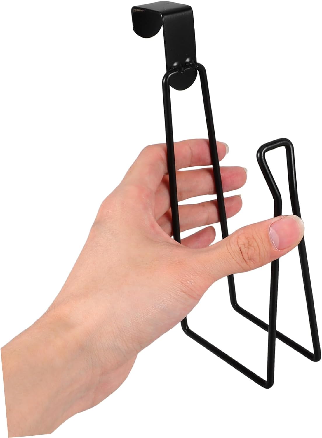 Sturdy Black Wall-Mounted Toiletpaper Holder For Modern Bathrooms