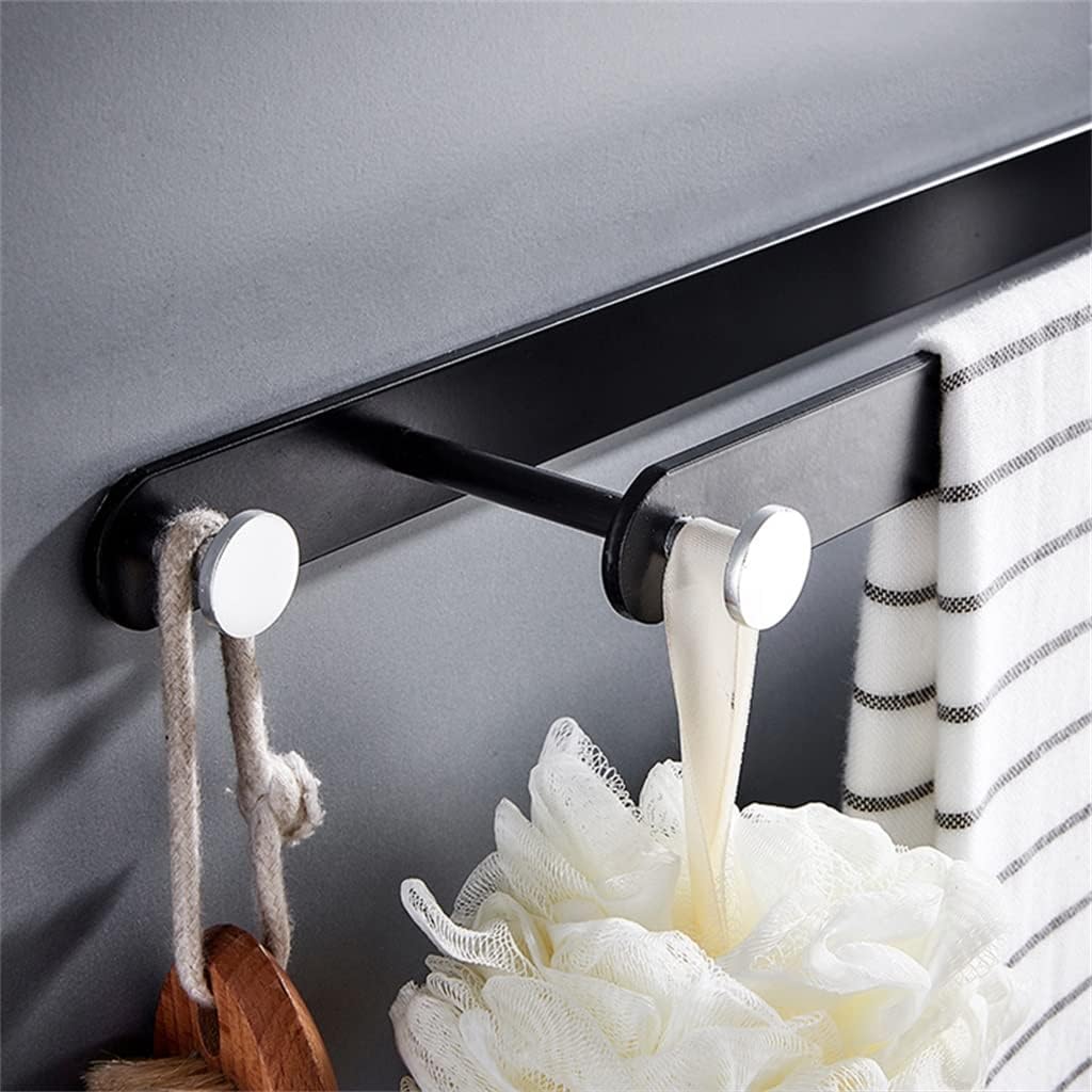 Black Towel Bar 35CM Wall-Mounted Towel Rack 1