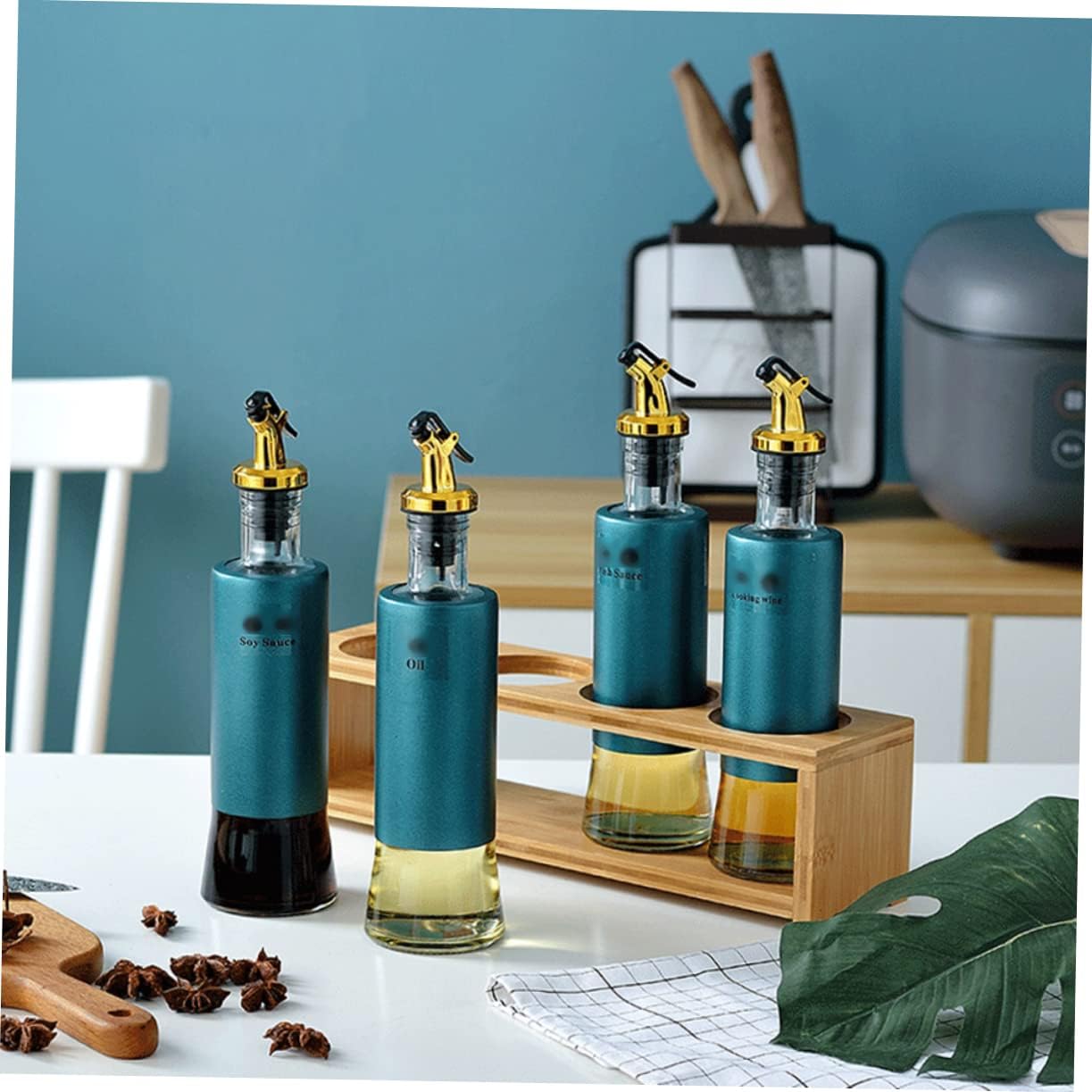 DECHOUS 12 Pcs Oil Nozzle Dispenser Set