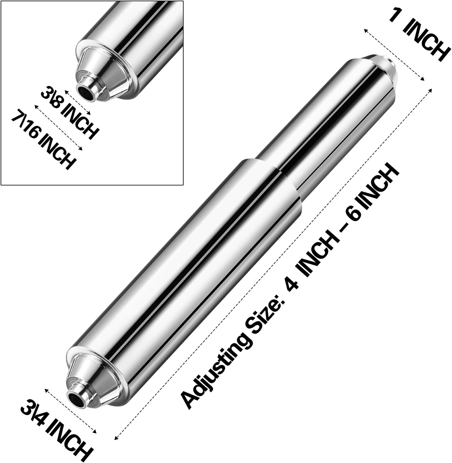 Bathroom Essential - Chrome TPM Holder