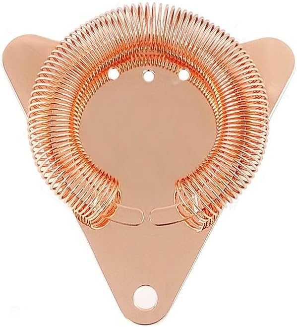 BarConic Triangle Cocktail Strainer Copper Plated