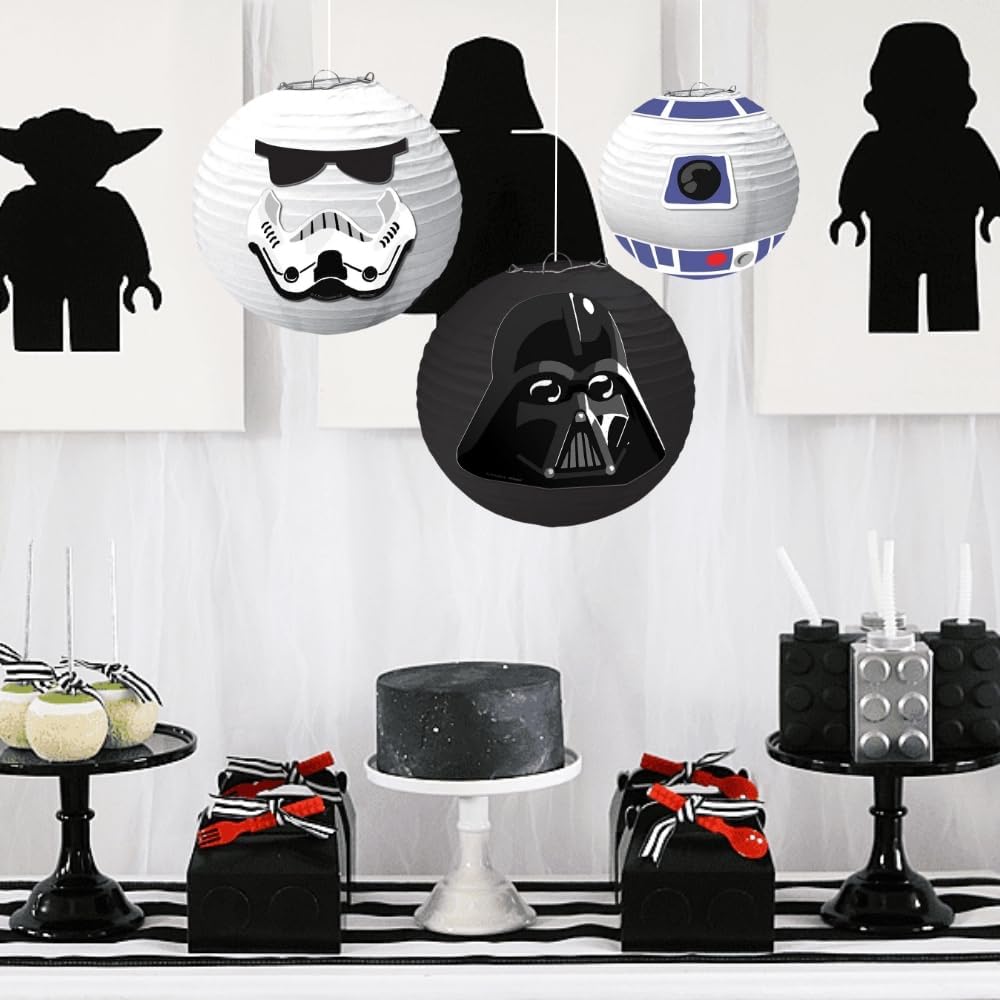 Star Wars Galaxy Paper Lanterns 3-Pack - Assorted Designs